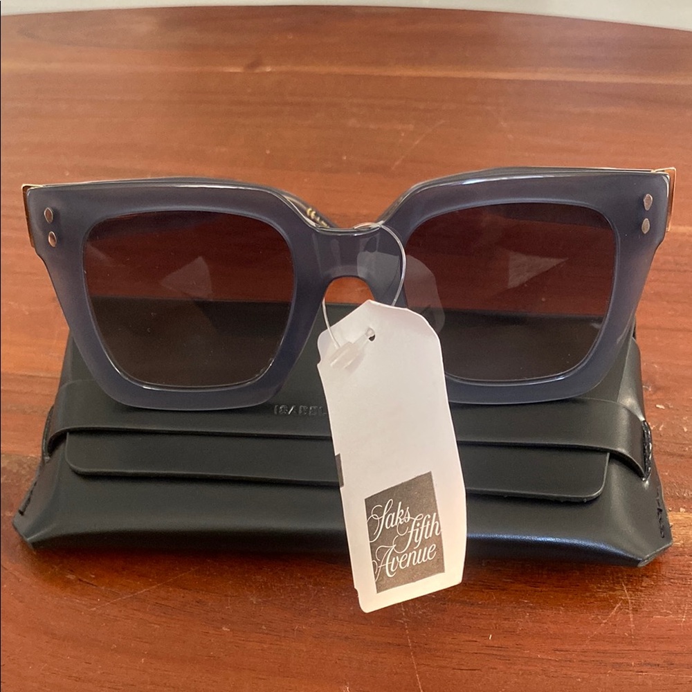 Isabel Marant Eyewear logo-plaque square-frame sunglasses - Picture 7 of 14